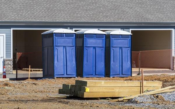 a construction site porta potty needs adequate ventilation to prevent odors and improve air quality